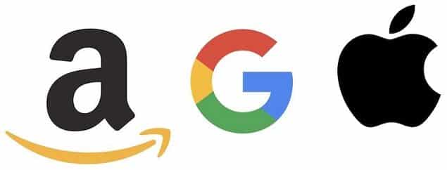 Amazon Google Apple